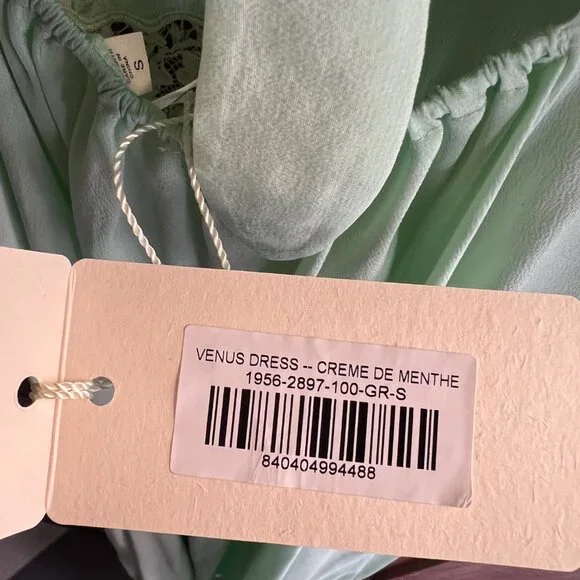 NWT DOEN Venus Dress in Creme De Menthe Size Small - Picture 9 of 13